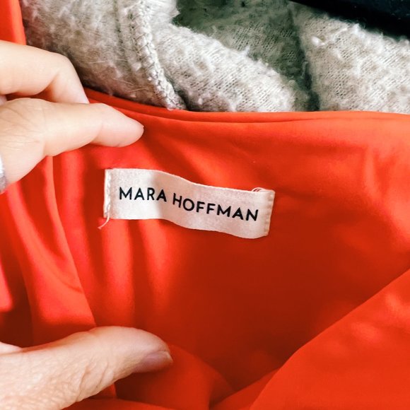 Mara Hoffman Orange One-Piece Swimsuit, Size S - Picture 4 of 7